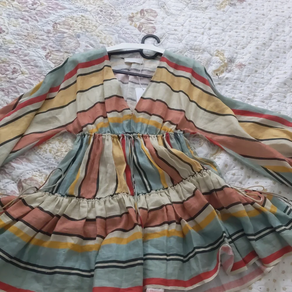 ZIMMERMANN striped linen minidress with pockets - Picture 13 of 14